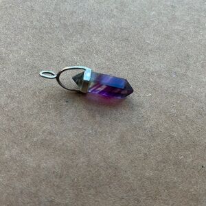 Sterling silver Fluorite pendant
